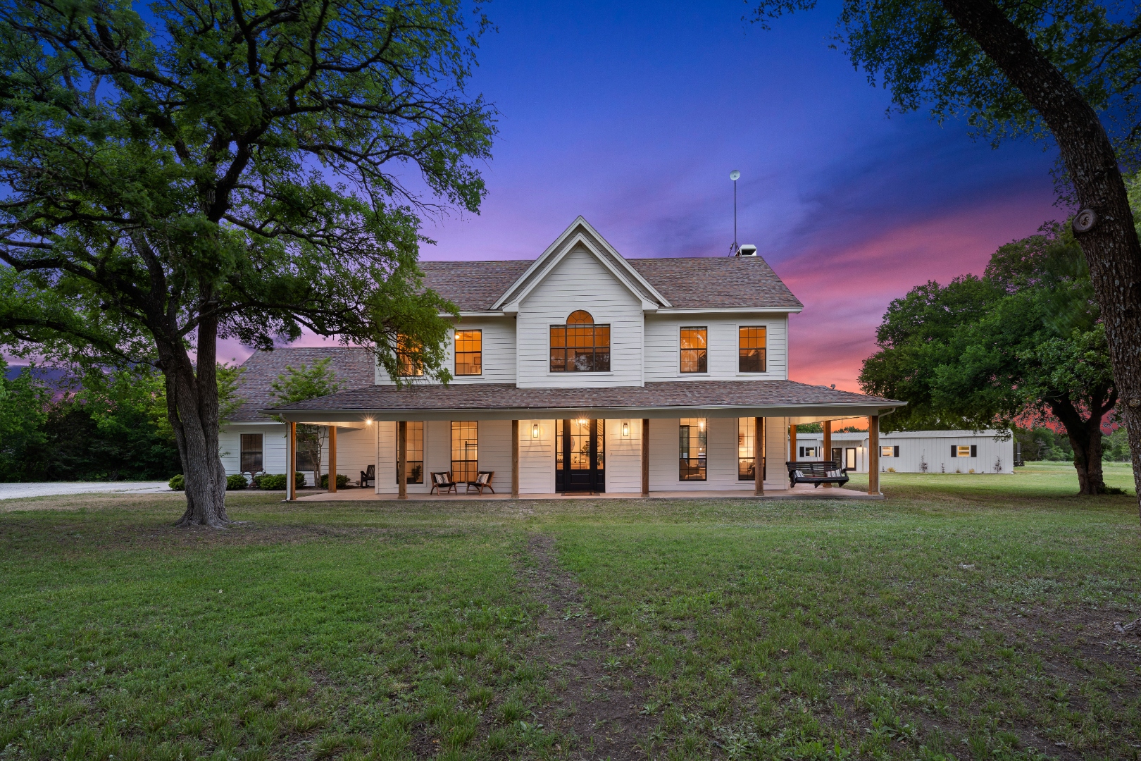 Countryside Haven vacation home exterior  50 acres in Glen Rose, Texas